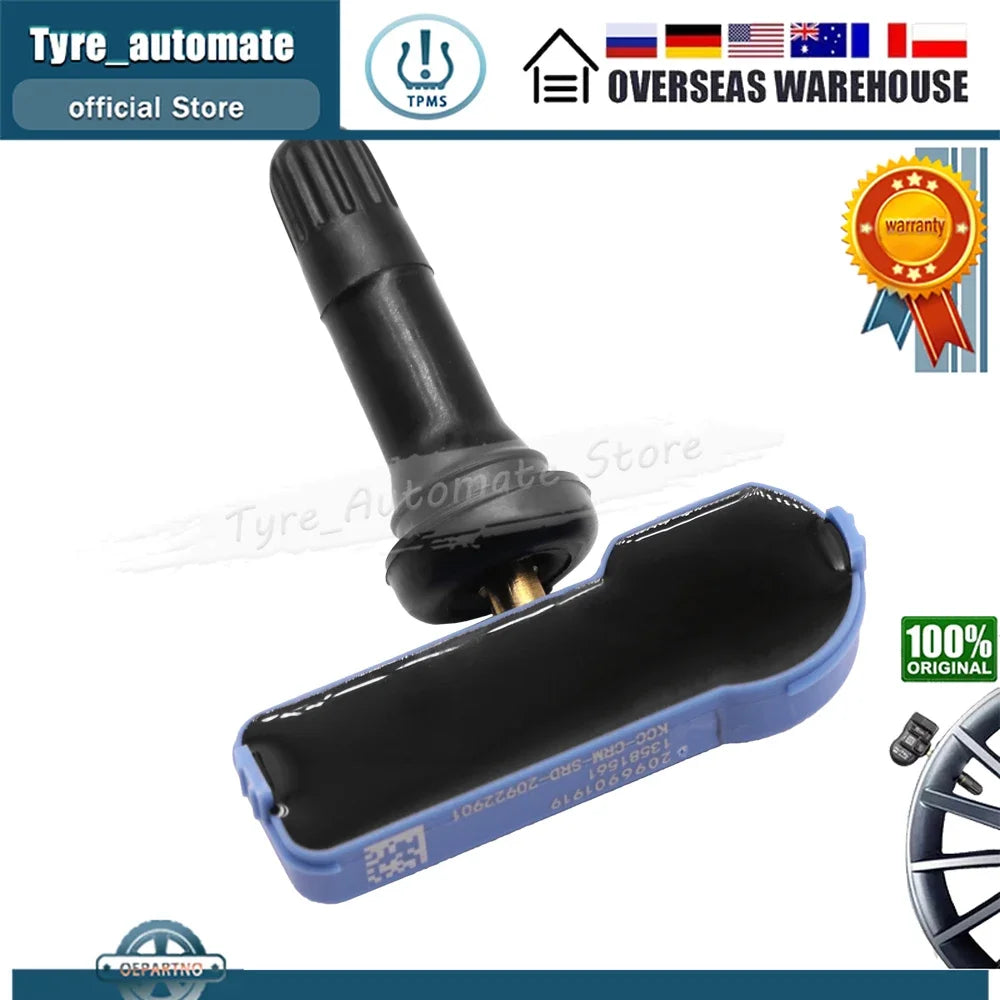 TPMS Tyre Pressure Monitoring System for 2014-2019 Opel Corsa E Adam Vauxhall Chevrolet 433Mhz TIRE SENSOR 13581561