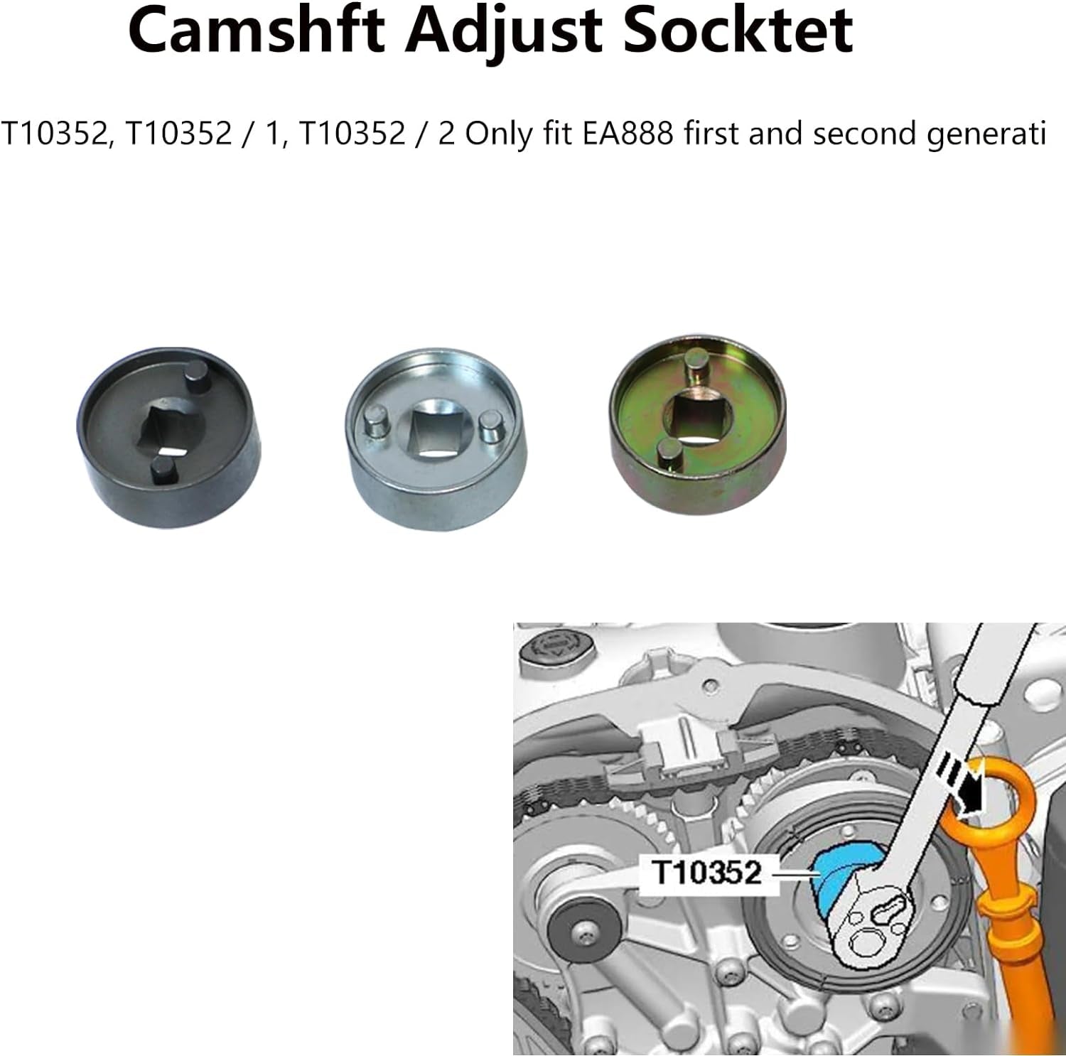 Camshaft Alignment Timing Engine Locking Tool for VAG EA888 Audi VW Skoda 1.8