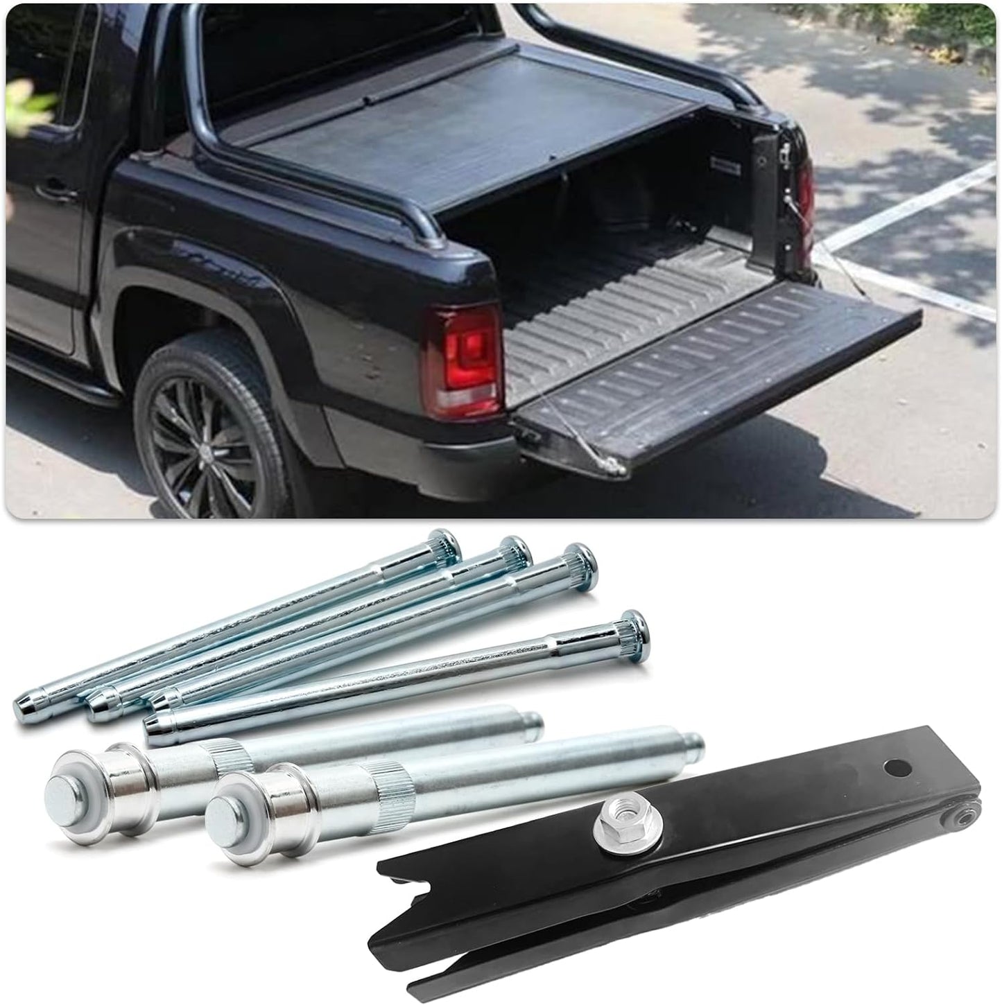 Door Hinge Roller Pin and Bushing Repair Kits + Door Spring Tool Compatible with Chevrolet C1500 C2500 C3500 K1500 K2500 K3500 GMC Suburban Tahoe