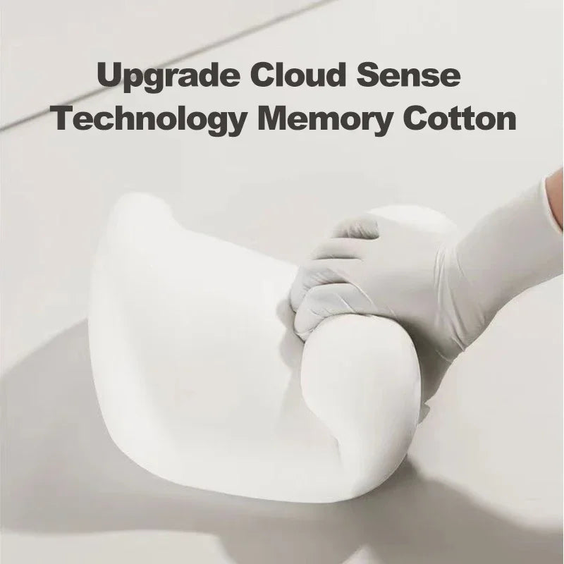 Car Neck Cushion Memory Foam Car Lumbar Support for Car Supplies Universal Neck Pillow Waist Cushion Car Seat Car Assesories