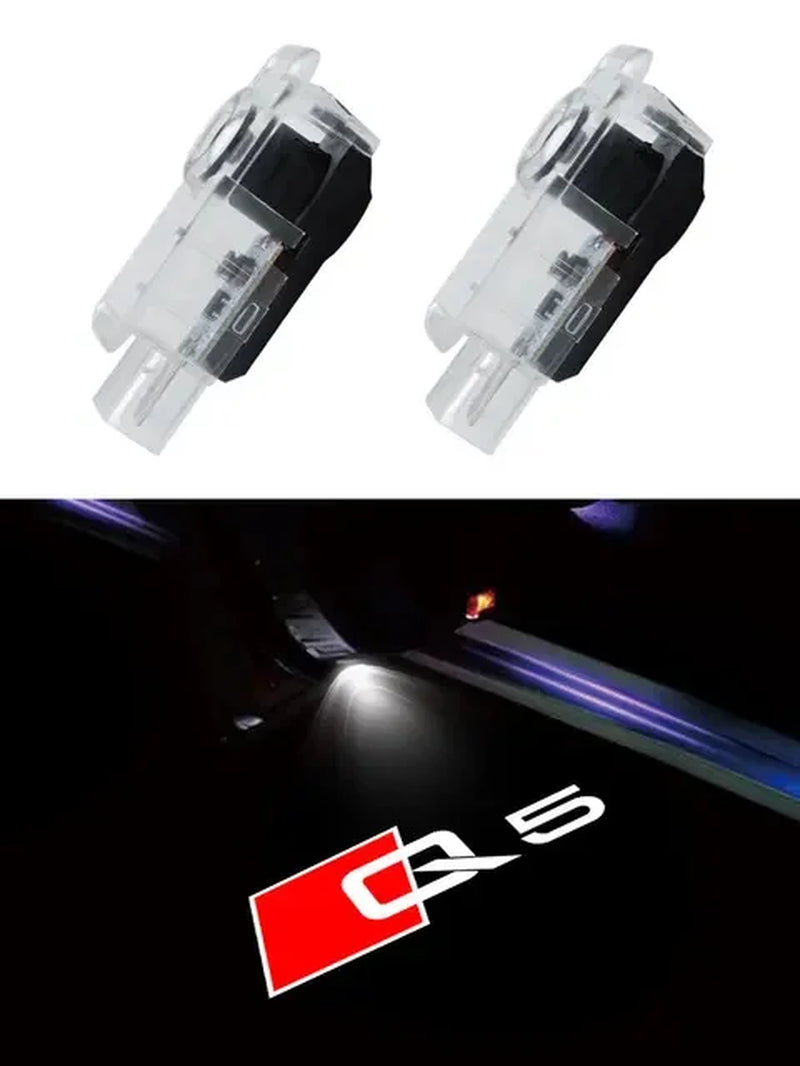 2Pcs Led Car Door Welcome Lights for Audi A1 A3 8P 8V A4 A5 A6 A7 A8 Q3 Q5 Q7 Q8 Sline TT Projector Ghost Shadow Lamp