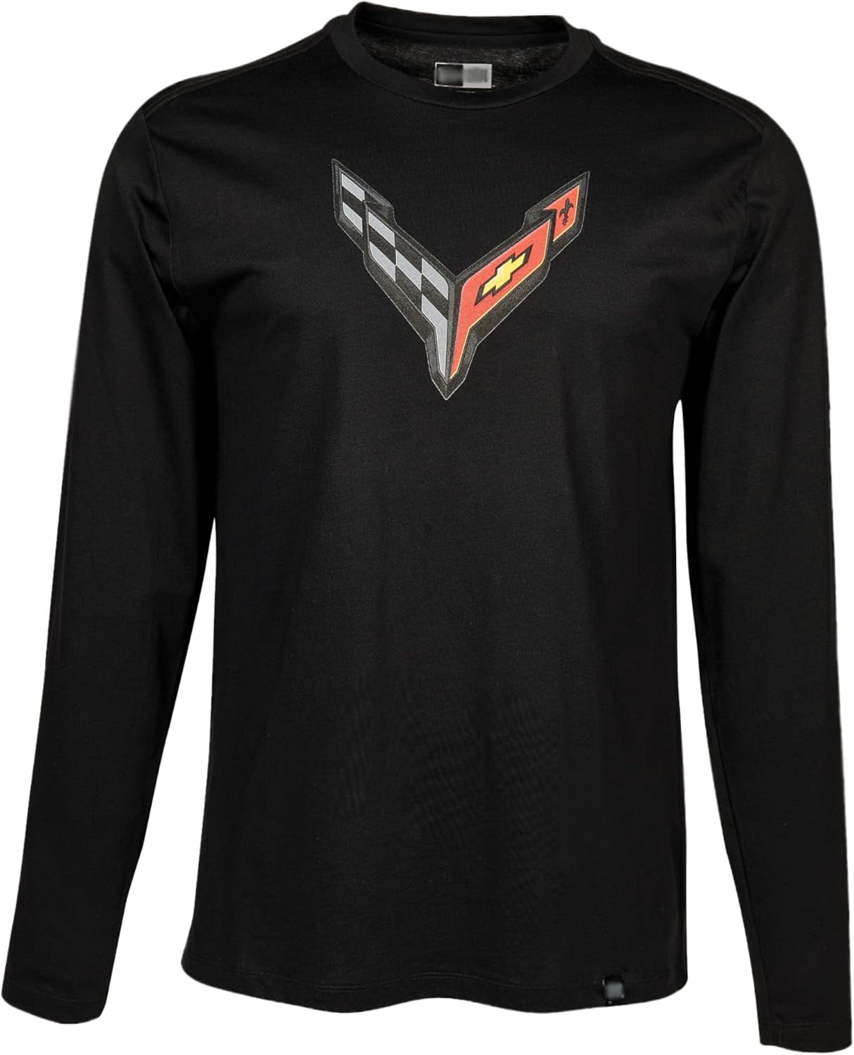 C8 Corvette Next Generation Carbon Flash Long Sleeve T-Shirt - Black (Medium)