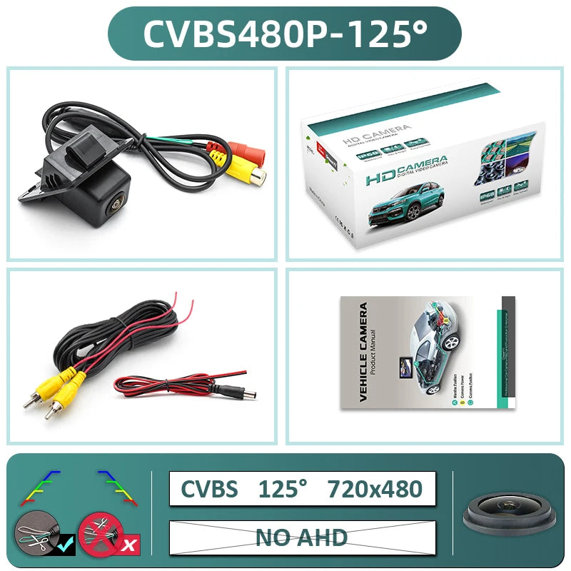 170 Degree AHD 1920X1080P Special Vehicle Rear View Camera for Benz S Class W204 W212 W221 Car