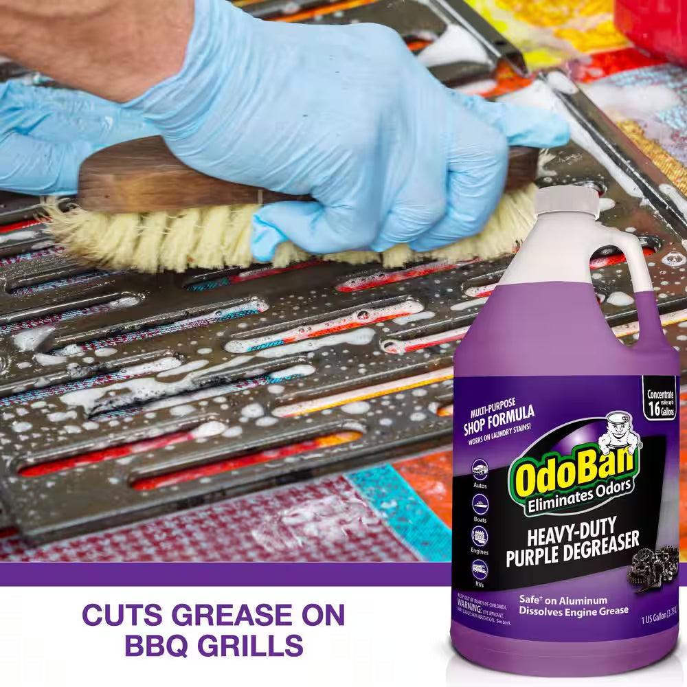 1 Gal. Heavy-Duty Purple Degreaser, Concentrated Cleaner and Degreaser, Dissolves Oil, Grease, Tar, Soot, Paint (4-Pack)
