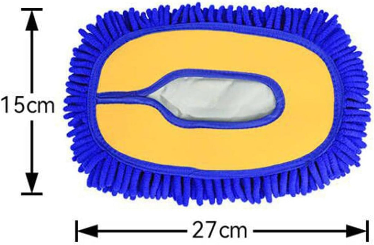Chenille Car Wash Brush Replacement Head, Highly Absorbent Accessories Detail Cleaning Tool, Scratch Free for Truck SUV Home RV.