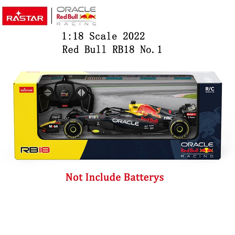 2022 Red Bull RB18 Racing RC Cars Model 1:18 2.4G Remove Controls Cars Toys DIY Label for Cars Adults