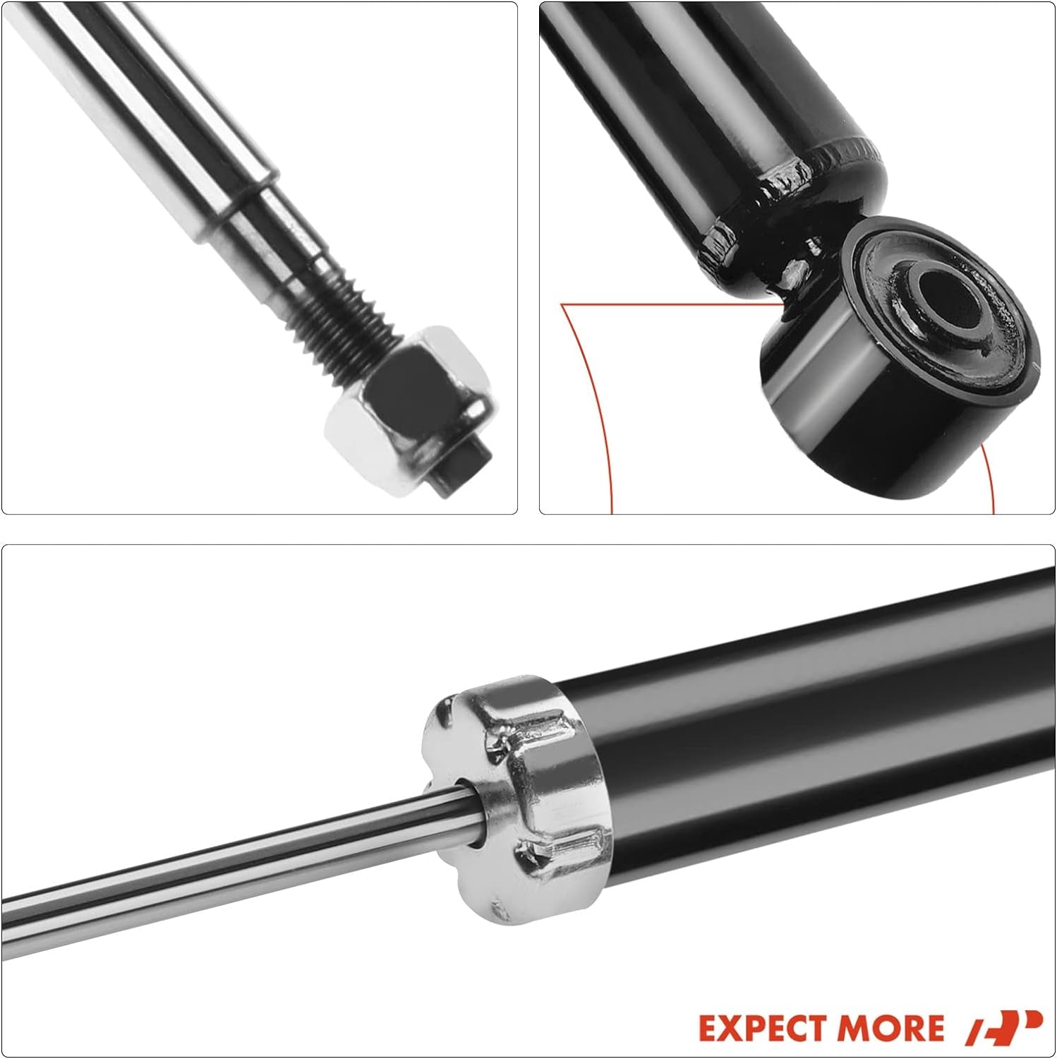 Rear Pair (2) Shock Absorber Strut Assembly Compatible with Audi A4, A4 Quattro,