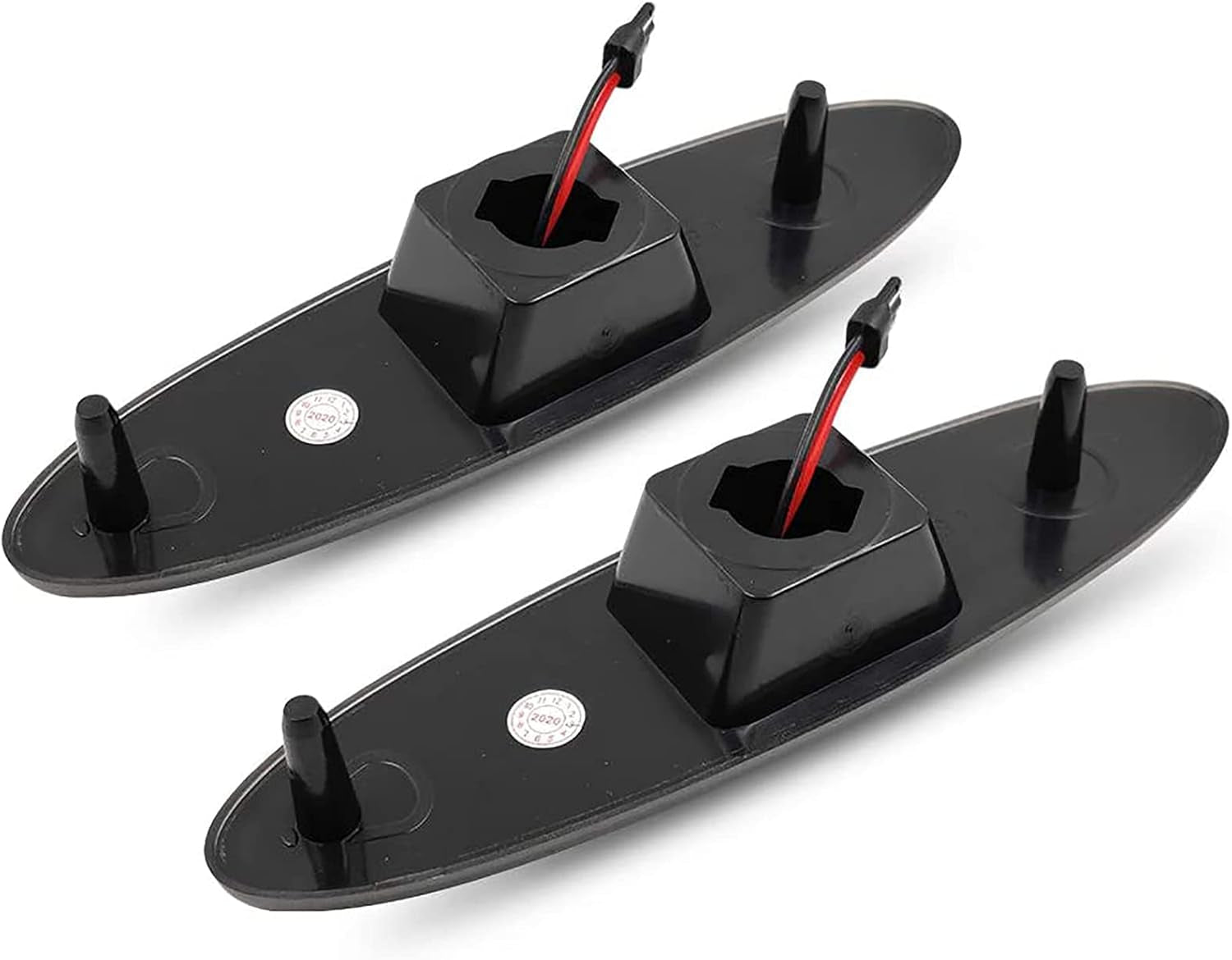 LED Rear Fender Side Marker Light Turn Signal Lamp Compatible with Chevrolet Chevy Corvette C5 Z06 1997 1998 1999 2000 2001 2002 2003 2004 (Smoked Lens)