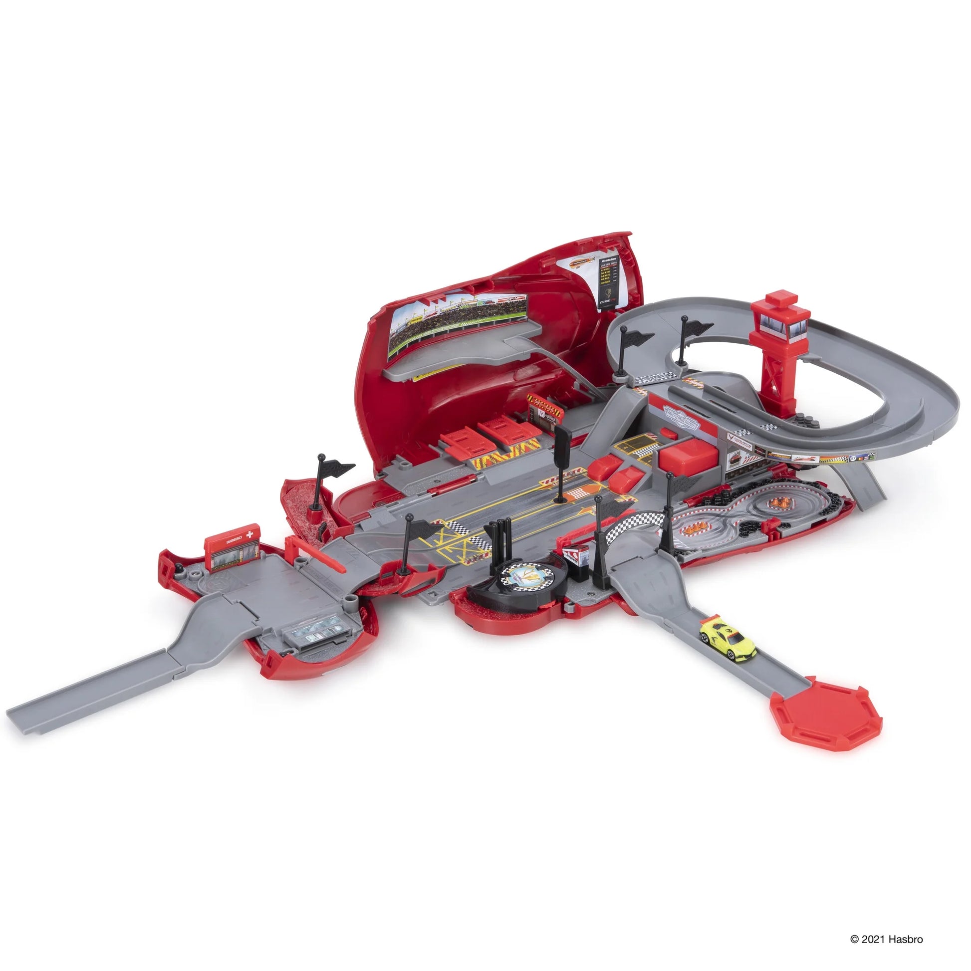 Corvette Raceway Transforming Corvette into Raceway Playset - Toy Cars for Kids and Collectors - Collect Them All