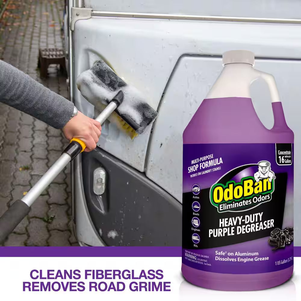 1 Gal. Heavy-Duty Purple Degreaser, Concentrated Cleaner and Degreaser, Dissolves Oil, Grease, Tar, Soot, Paint (4-Pack)