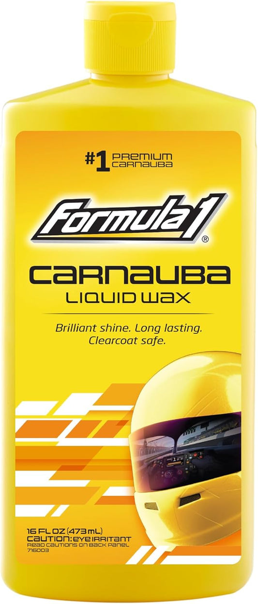 Carnauba Liquid Car Wax, High Gloss Shine & Protection for Auto Paint, Advanced Micropolishing to Remove Haze & Restore Vehicle Paint, 16 Oz