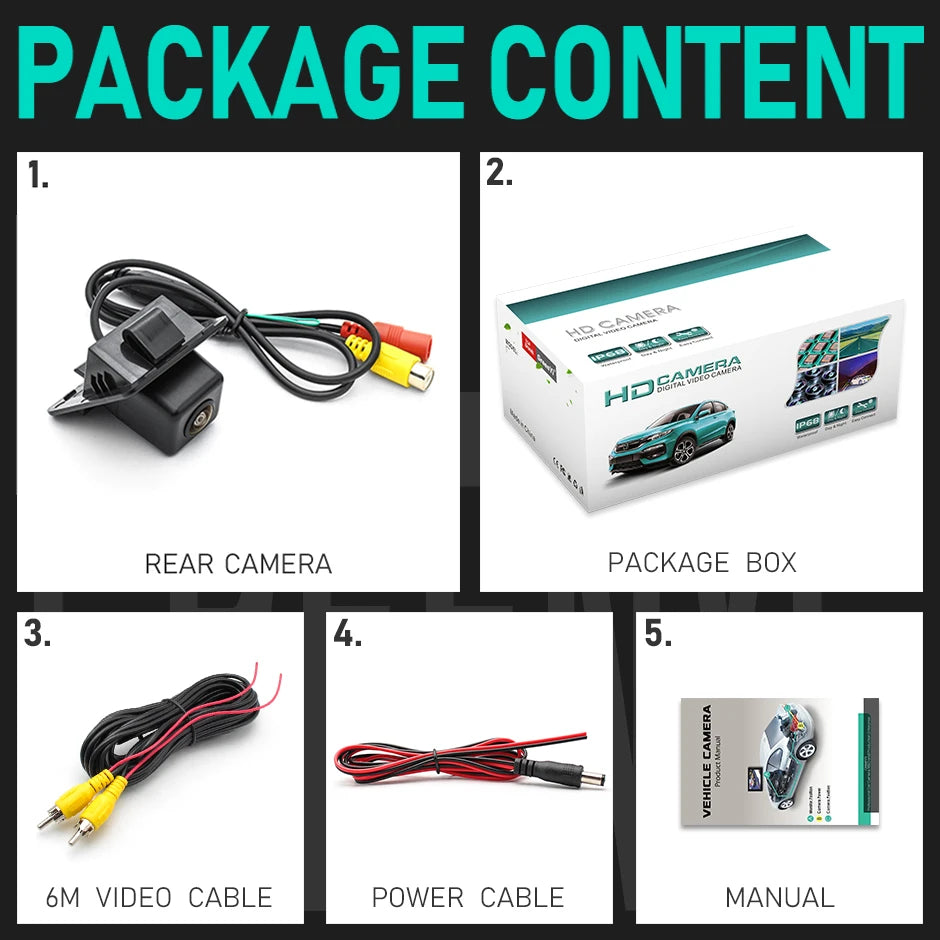 170 Degree AHD 1920X1080P Special Vehicle Rear View Camera for Benz S Class W204 W212 W221 Car