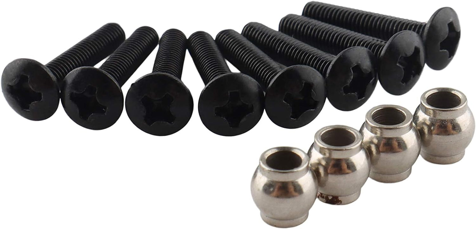 4PCS Front Rear Shock Absorber,98Mm Adjustable Assembled RC Damper Suspension Aluminum for RC Cars 1/10 HSP 94166 94106 94107 94155 94170 Buggy Truck Crawler Upgraded Hop-Up Parts(Red)