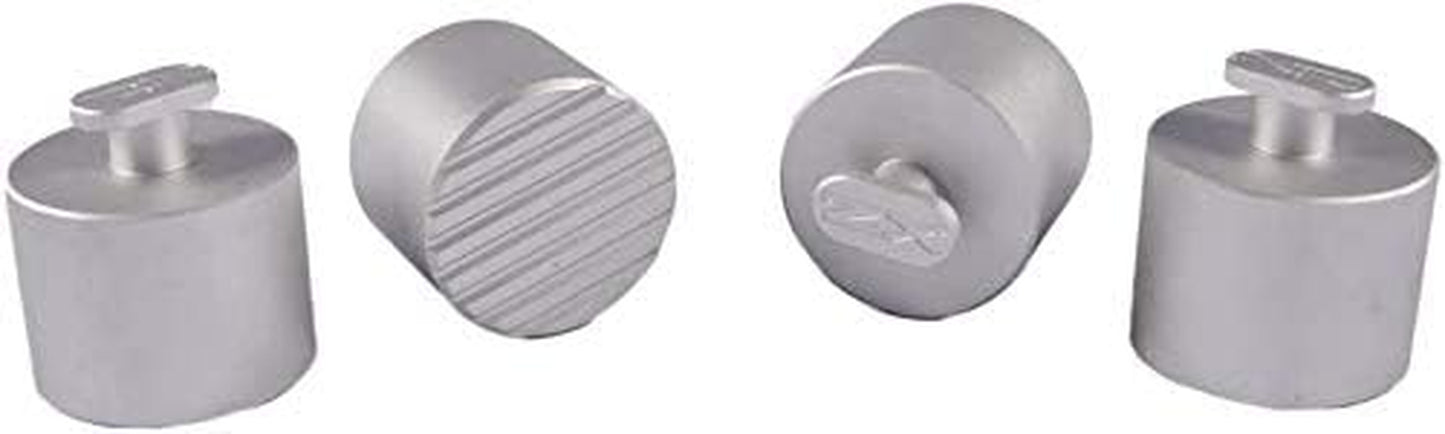 C8 Corvette Jacking Pads - Double Tall Anti-Slip Billet Aluminum - Set of 4