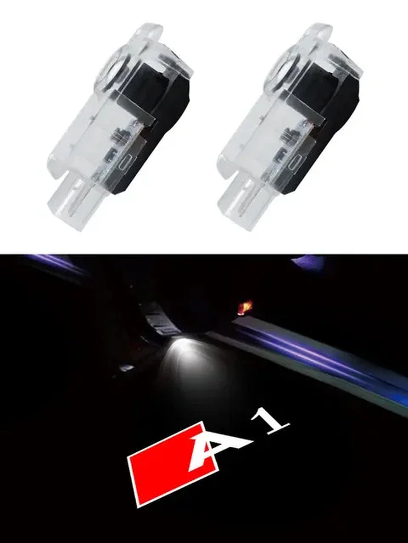 2Pcs Led Car Door Welcome Lights for Audi A1 A3 8P 8V A4 A5 A6 A7 A8 Q3 Q5 Q7 Q8 Sline TT Projector Ghost Shadow Lamp